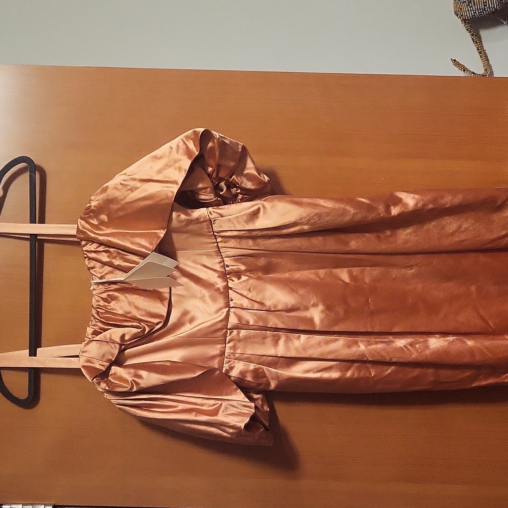 NWOT. Ulla Johnson | Lelita Dress Copper Gold - Picture 5 of 6